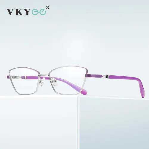 Imagen 2 del producto VKYEE, gafas de lectura fotocromáticas cuadradas clásicas para mujer, miopía, hipermetropía, gafas ópticas antiluz azul PFD3012