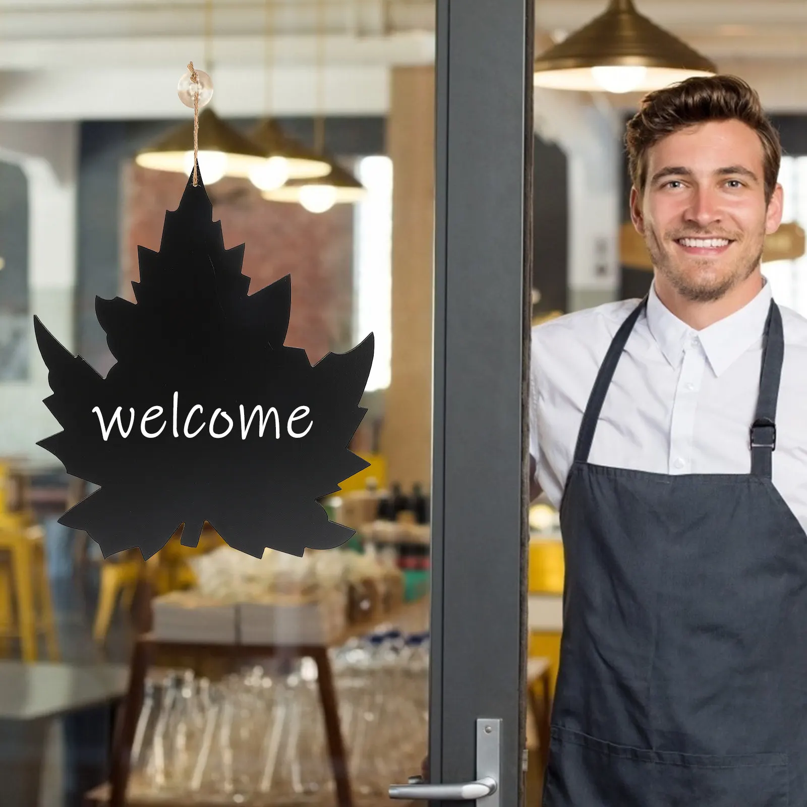 wooden-hanging-blackboard-maple-leaf-shape-small-message-board-decoration-for-wedding-home-kitchen-garden-party