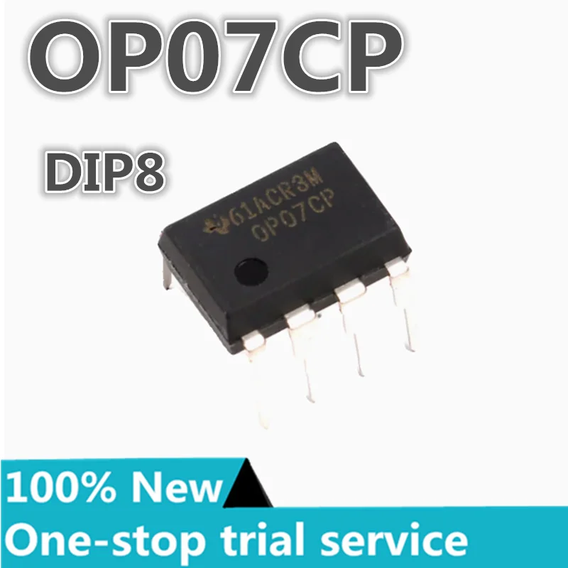 10-100PCS OP07CDR(SOP8) OP07C  OP07CP(DIP8) Precision operational amplifier low noise operational amplifier chip IC