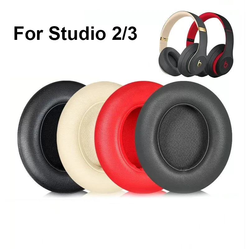 Replacement Earpads For Beats Studio 2 3 Earmuffs Ultra-soft Foam Sponge Cushion Cover Repair Parts Wireless Bluetooth Headphone