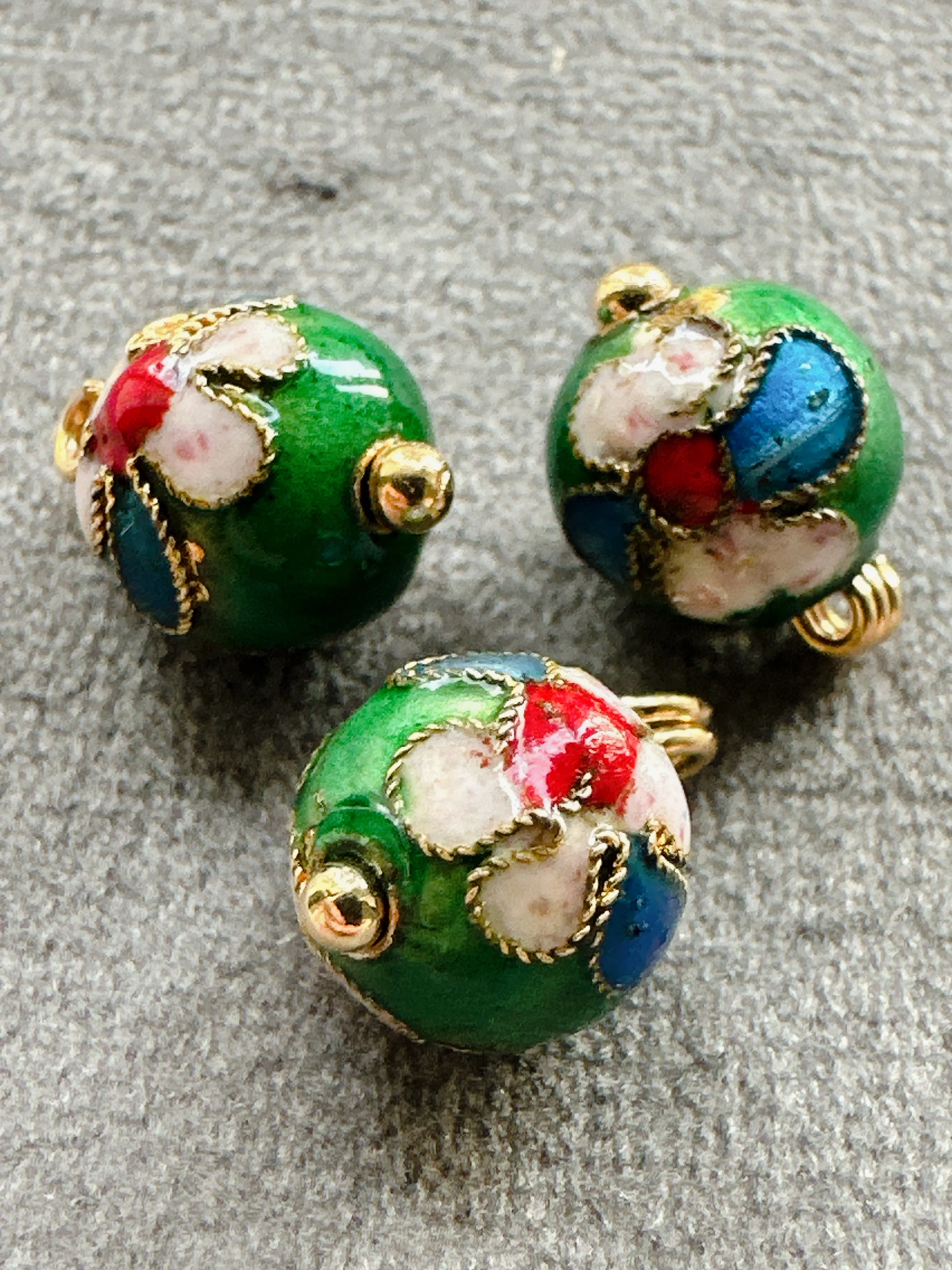 

Handmade round Bead Buttons New Chinese Sle Hanfu Qipao Accories 0mm JingTai een Blue Red Pearl Bules Women's Qipao