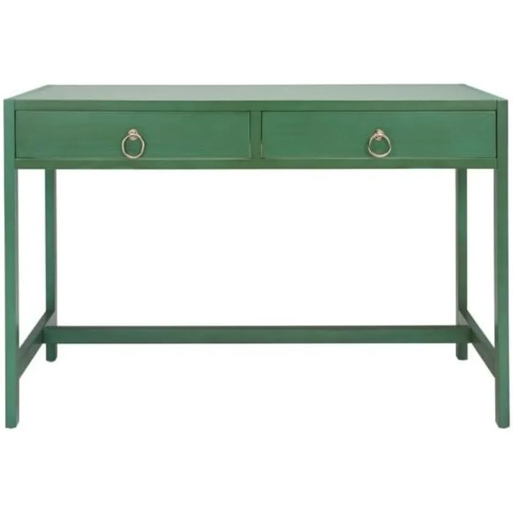 

Home series turquoise double drawer office desk