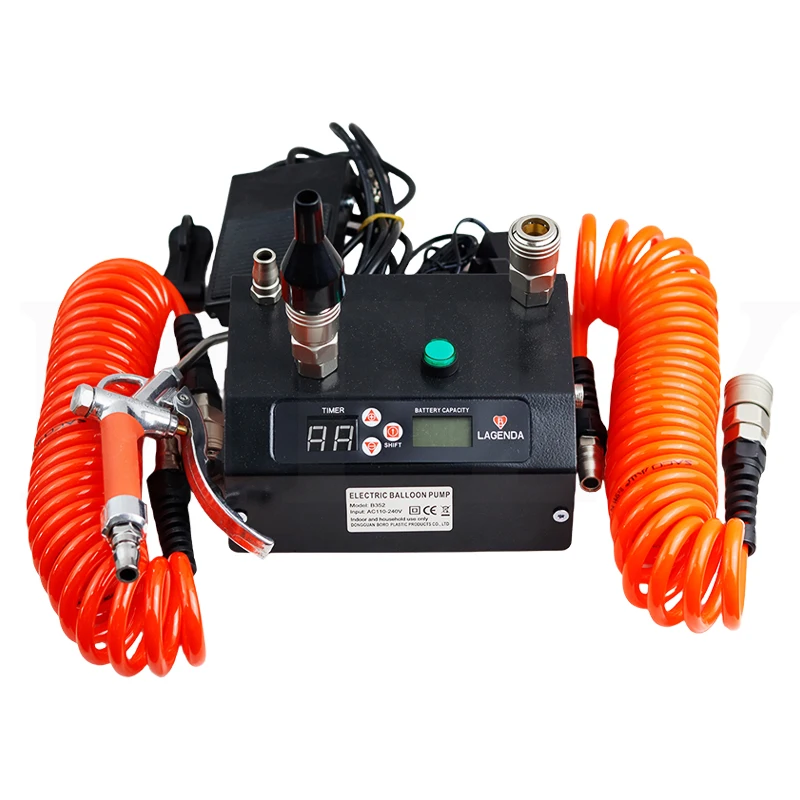 Helium Balloon Inflator Wedding Birthday Party Airborne Tool Helium Air Pump B352