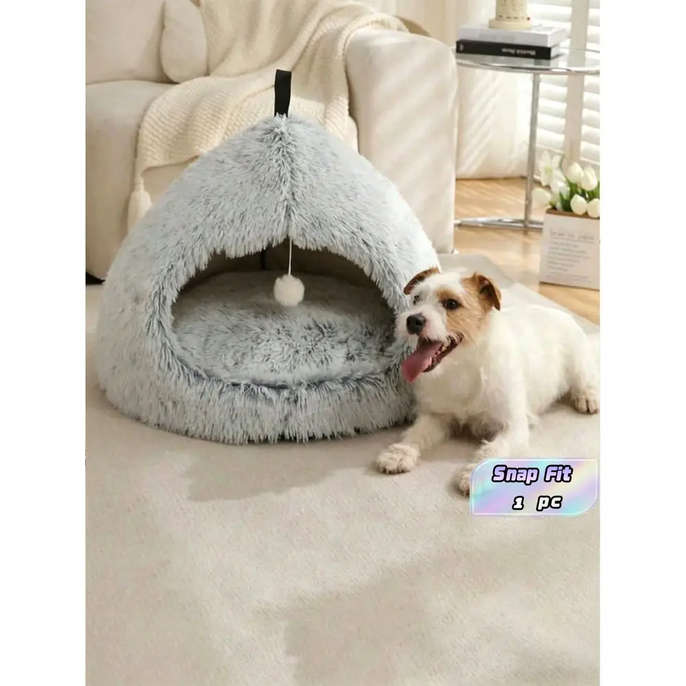 Cat House Suitable For Indoor Use In Autumn And Winter, With Plush Insulation, Dog Beds, Dog Mats, Soft And Comfortable Pet Bed