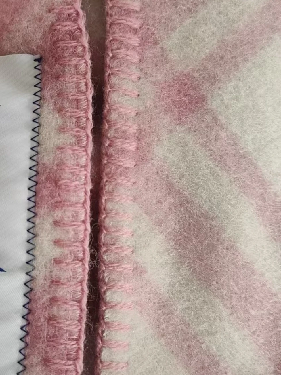 Stile europeo e americano BBR Coperta Cucito Lettera Logo Sciarpa lavorata a maglia di lana Unisex Multi colore Marchio di fascia alta Plaid a doppia faccia