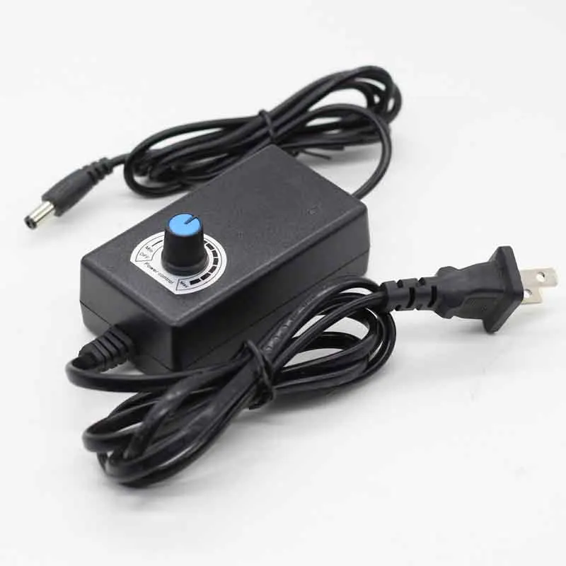 

12V 2A Adapter 3m Wire Length AC/DC Low volt Power Adapter AC 110/220V to 1-12V 0.1A-2A Speed adjusting and Volt adjustiable