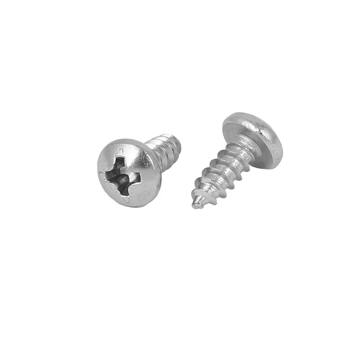 25/50Pcs Stainless Steel Phillips Round Cross Pan Head Self Tapping Screws Round Head Screws Bolts M2.2 M2.9 M3.5 M3.9 #4 #6 #7
