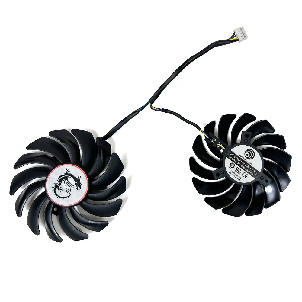 Cooling Fan 85MM 4PIN PLD09210B12HH PLD09210S12HH GTX1050TI GPU FAN For MSI GeForce GTX 1050Ti GAMING gtx1050 Graphics Card Fans