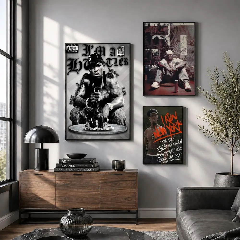 50 C-cents L-Linen Poster Peel And Stick Wall Art Print Aesthetic Home Decor For Bedroom Living Room Bar Hallway Easy Apply