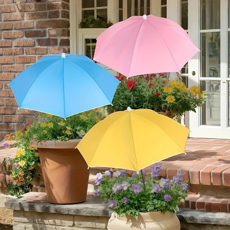 3pcs Plant Umbrellas Outdoor Garden Umbrella Shade for Potted Plants Garden Beds Provide Shade To Defend Plants From Blazing Sun