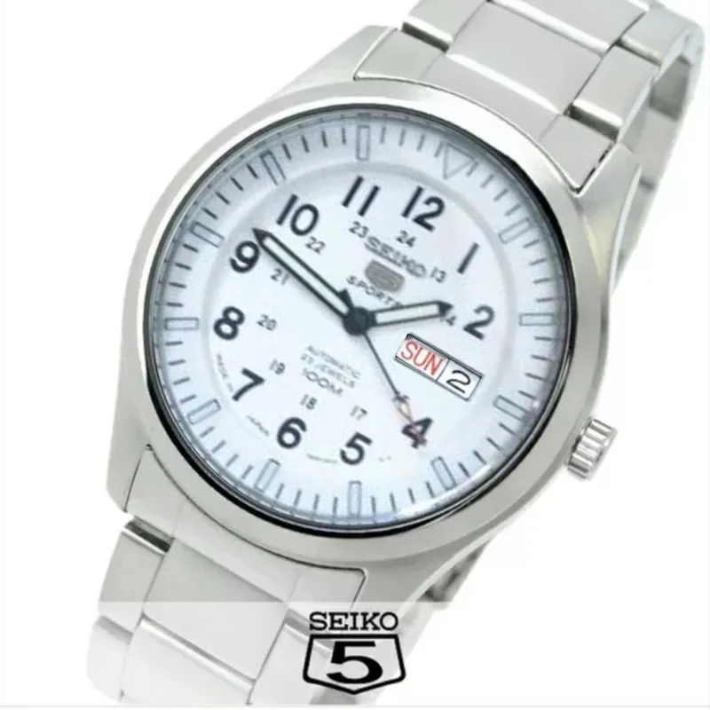 Seiko SARB035 الأصلي ساعة ميكانيكية أوتوماتيكية للرجال الاتجاه العلامة التجارية 2024 موضة جديدة عادية بسيطة سوار فولاذي ساعة مقاومة للماء