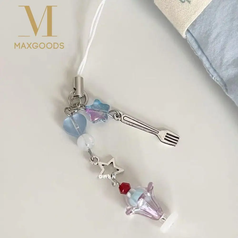 

Fashion Pink Phone Charms Pendant Y2K Peach Kawaii Sweet Girl Keychain Chain Love Heart Gifts Car Key Ring