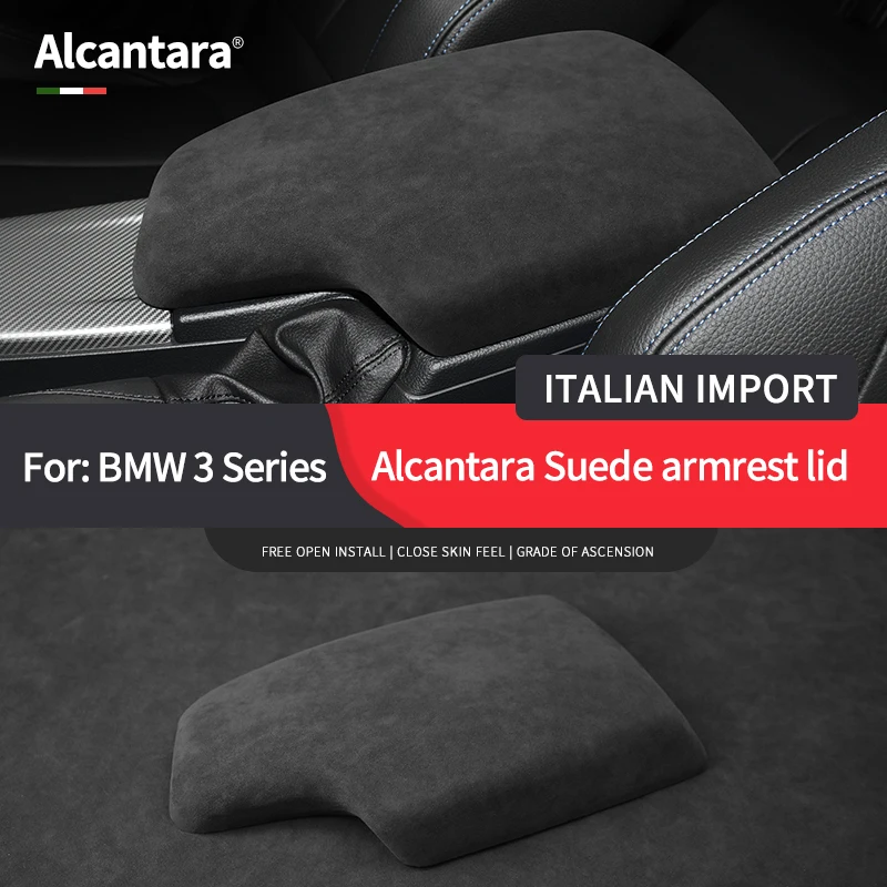 

For BMW 3 4 Series F30 F31 F35 F32 F34 GT F33 F36 2013-2019 Alcantara suede Car Center Console Armrest Box Cover Accessories