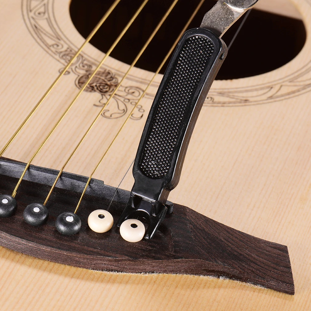 3 in 1 Versatile Guitar Winder String Cutter Pin Puller for Acoustic Electric Guitars Mandolins Strings Change and Maintenance