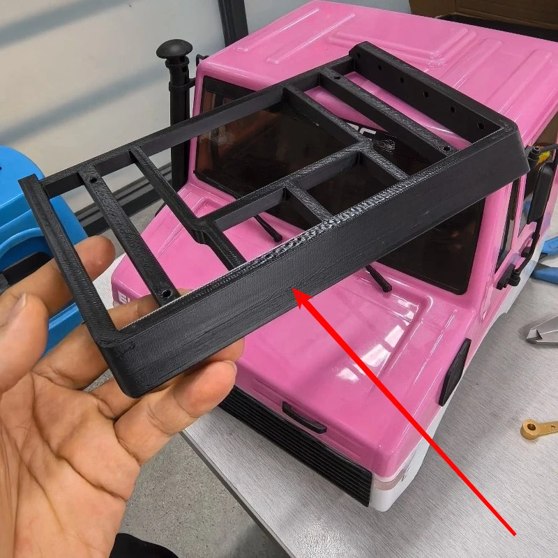 Roof Rack for CROSSRC EMO X6/XL3 1/8 Crawler Integrated Luggage Rack Upgrade Parts 3D Printed Stronger structure better-looking