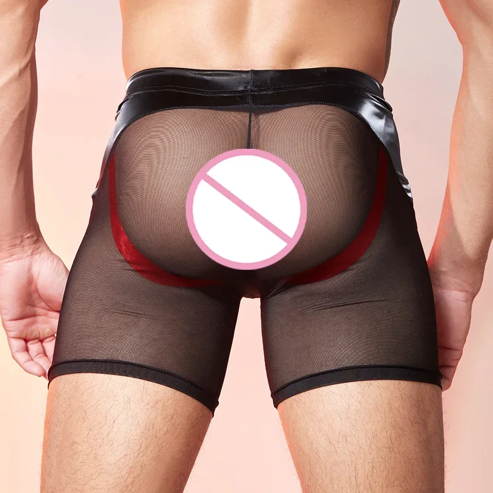 

Basic Underwear Black Breathable Boxer Briefs New Condition Underwear Solid Color Design All Seasons Wear Home