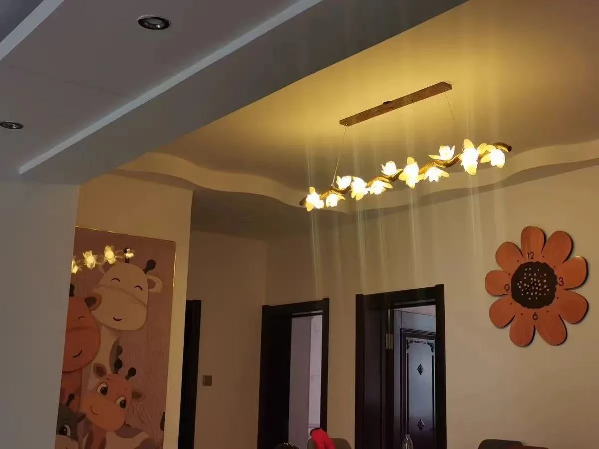 Spanish Marble Chandelier Bauhaus Dining Room Hotel Lobby Corridor Modern Round Ball Grape Pendant Light Marble Lampshade