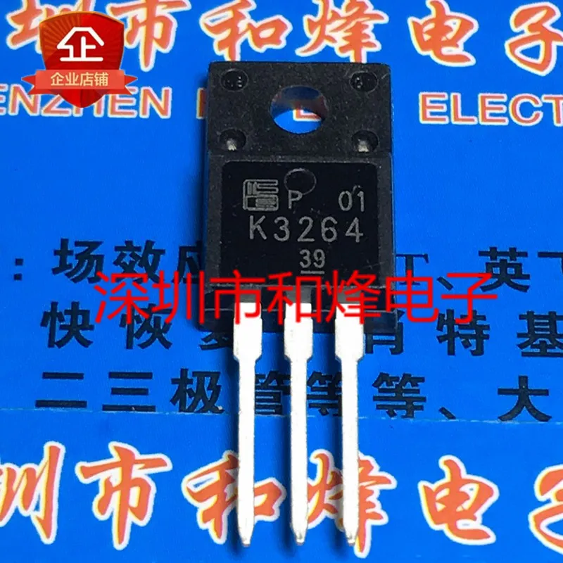 10PCS/Lot K3264 2SK3264  TO-220F 800V 7A    Best Quality Fast Shipping 100%Test