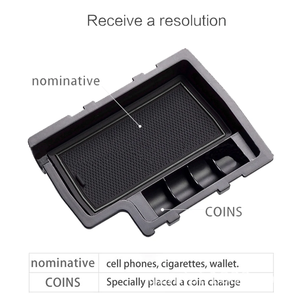 

Replacement For xV 2012-2015 Armrest Sundries Tidying Storage Insert Box Center Console Organizer Tray Pallet