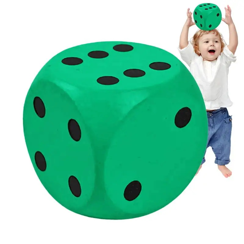 Large Dice Jumbo Giant Foam Dice 15cm Jumbo Big Playing Dice Math Teaching Classroom Teaching Aids Board Games For Birthday Gift