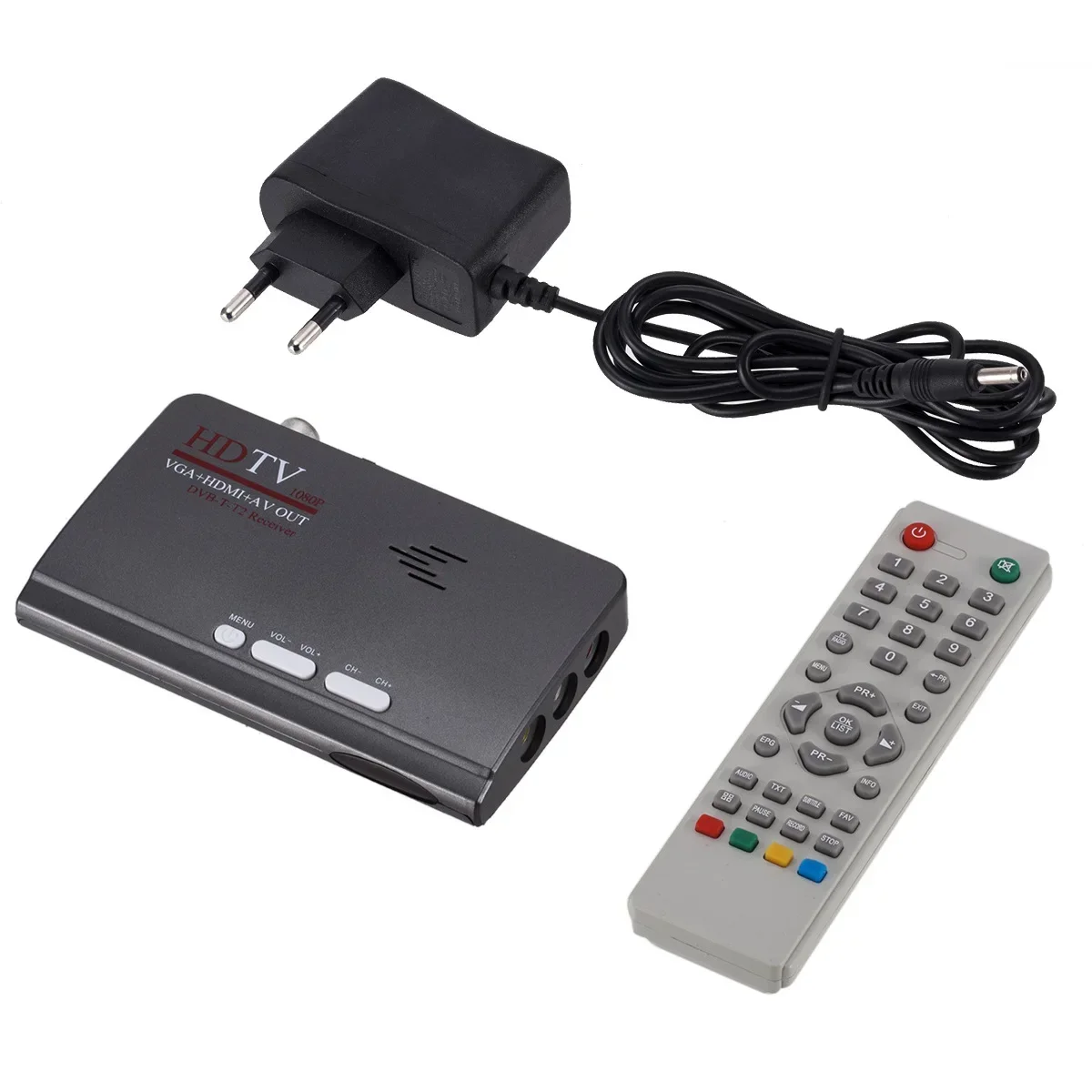 DVB-T2 ricevitore dvb-t AV a VGA TV Box HDMI compatibile VGA MPEG4 RF Set-top Box digitale