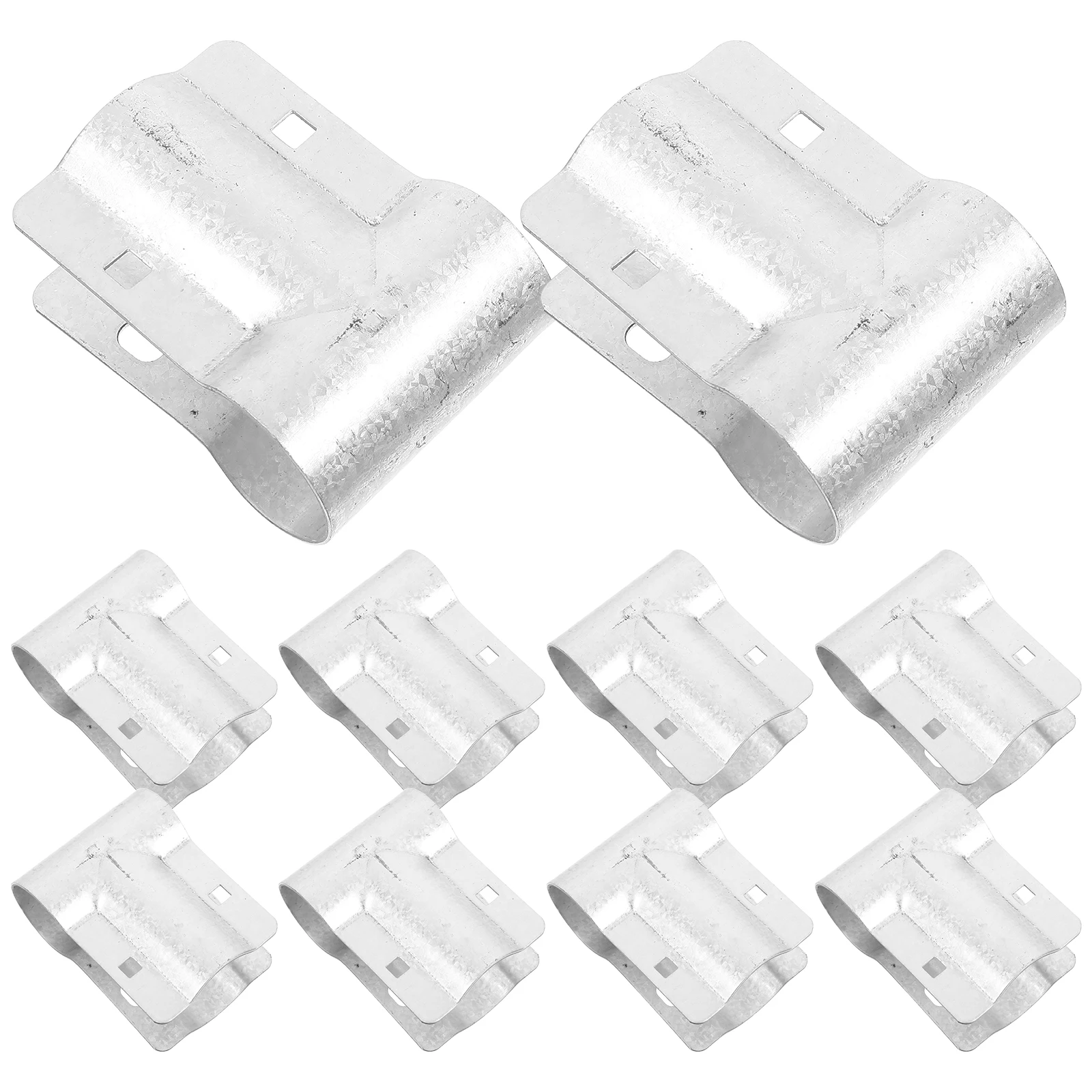 

10 Pcs Type Greenhouse Clamps Pipe Clamps Heavy Duty Greenhouse Accessories Grid Tube Fittings Steel Clips Durable Smooth