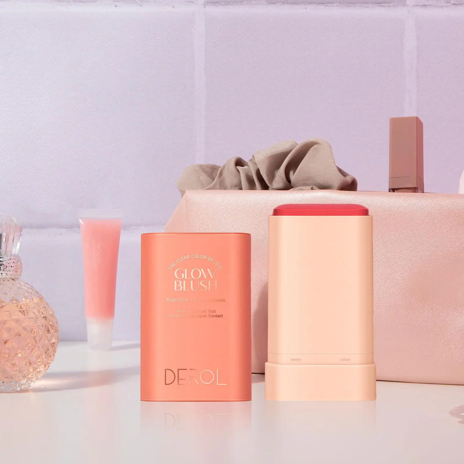 عصا أحمر الخدود للمكياج متعددة الأغراض، لمسة نهائية غير لامعة، مقاس الجيب لمكياج الوجه وجميع أنواع البشرة #4