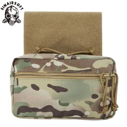 Tactical Vest Dangler Drop Pouch Mini Abdominal Dump Drop Pouch Fanny Pack for JPC CPC LBT D3CR MK3 MK4 Plate Carrier Storage