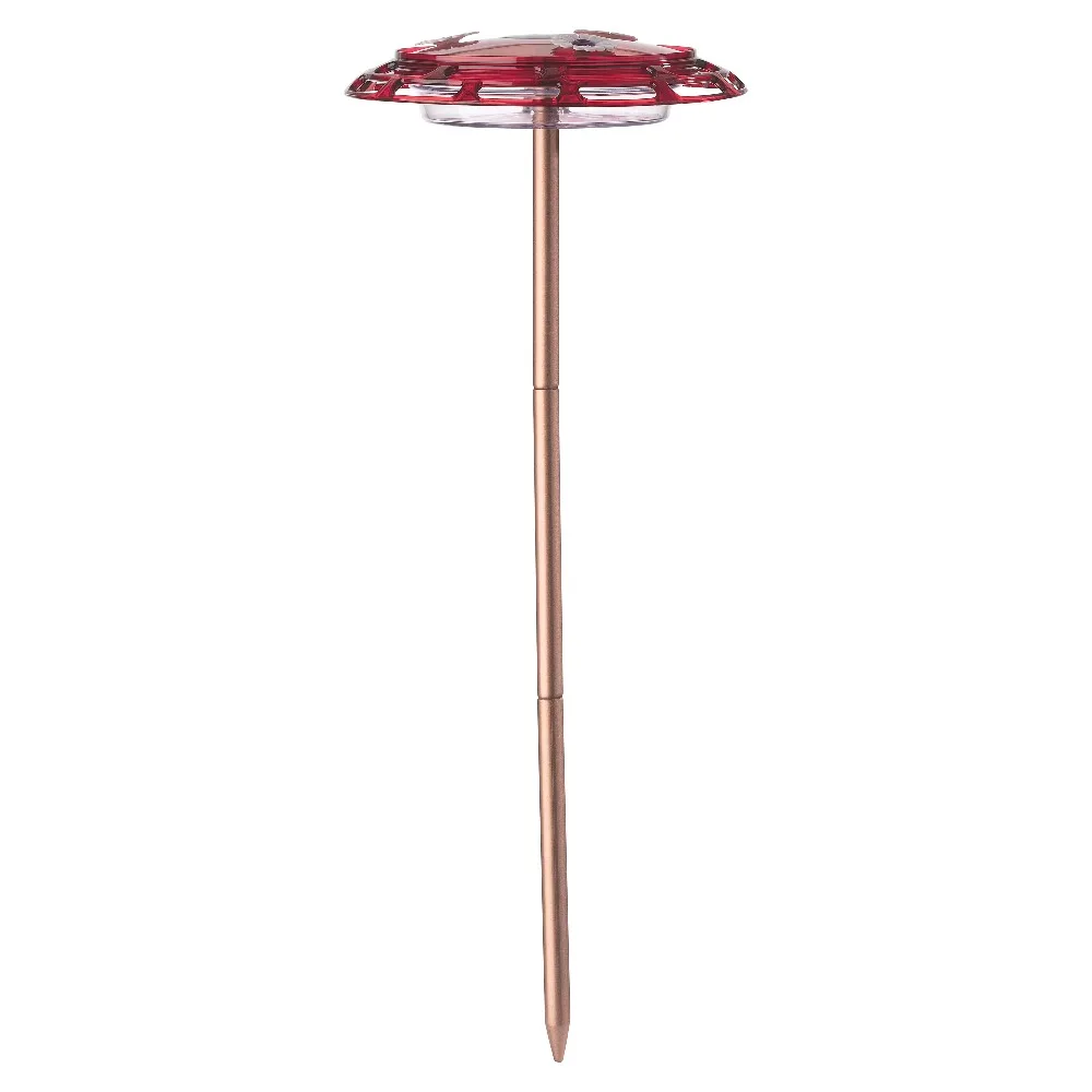 3 in 1 Hummingbird Feeder with 6 oz Nectar Red Glass Bottle Garden Outdoor Decor - view 7