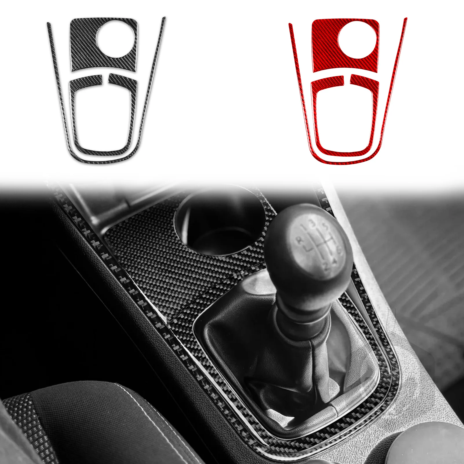 

Накладка на панель переключения передач из настоящего мягкого карбона для Renault Fluence Megane 3 RS 2009-2015 (левый/правый руль)