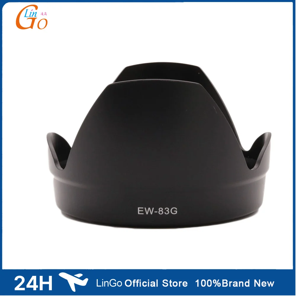 LinGo Lens Hoods For Canon EF 28-300mm f/3.5-5.6L IS USM Camera Bayonet Mount Lens Hood EW-83G