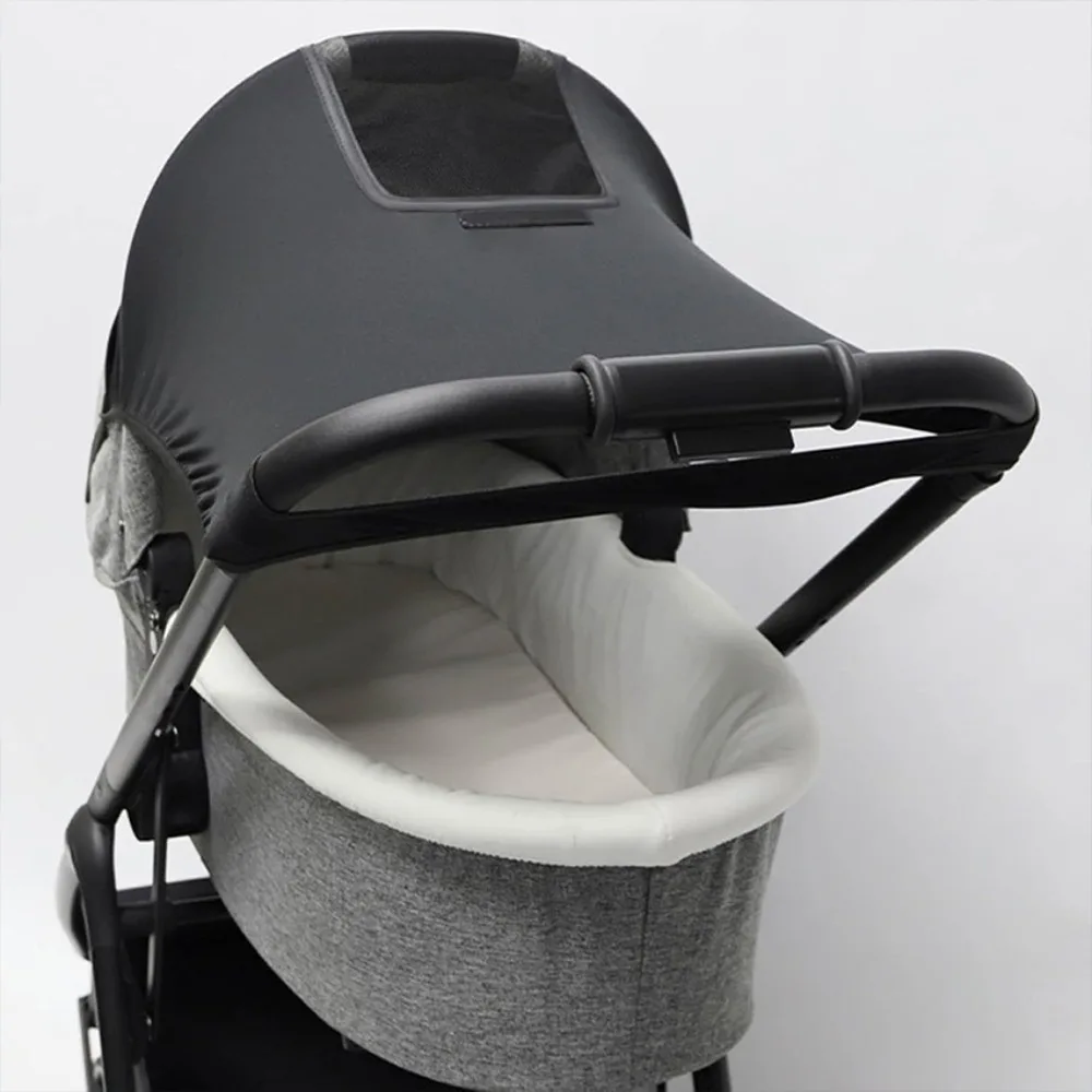 

Extended Baby Stroller Sunshade Cover Sunscreen Lightweight Baby Pram Canopy Waterproof Anti-UV Pushchair Visor
