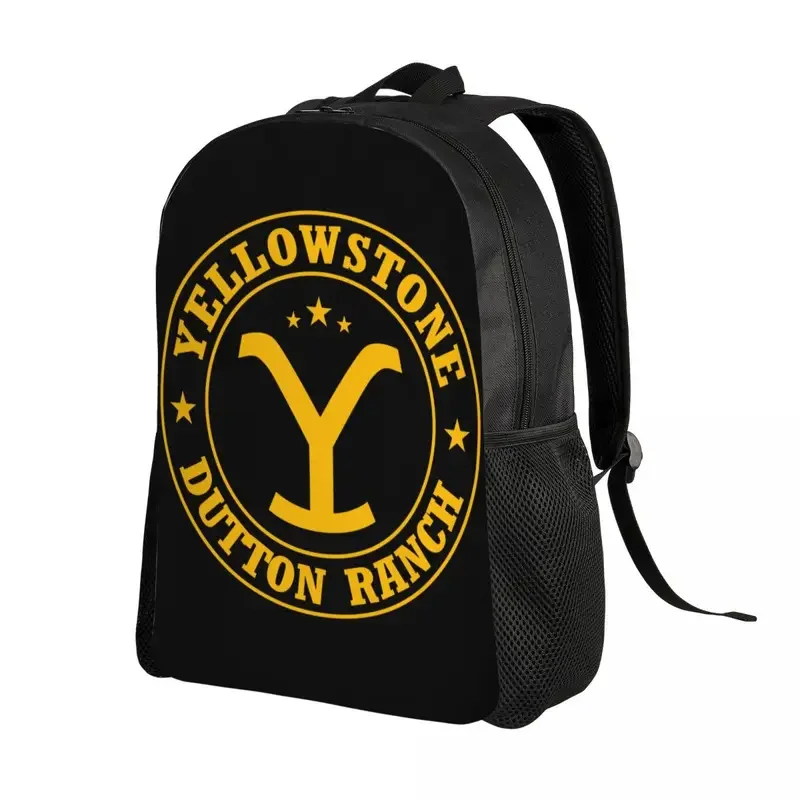 Custom Yellowstone Dutton Ranch Backpack for Men Women Water Resistant College School Bag Printing Bookbags