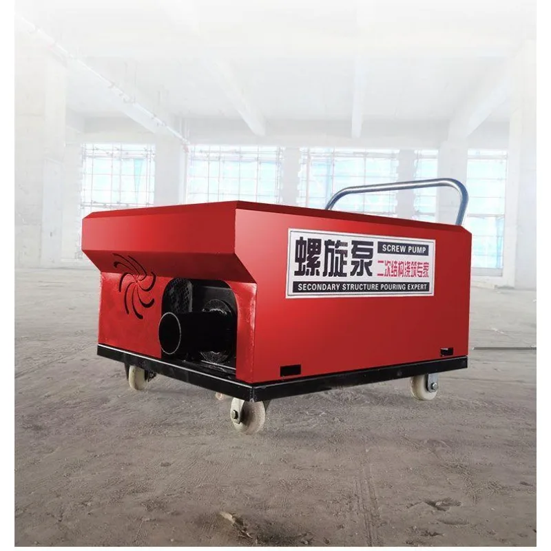 Secondary structure feeder, small concrete conveyor pump fine stone hose spiral feeder