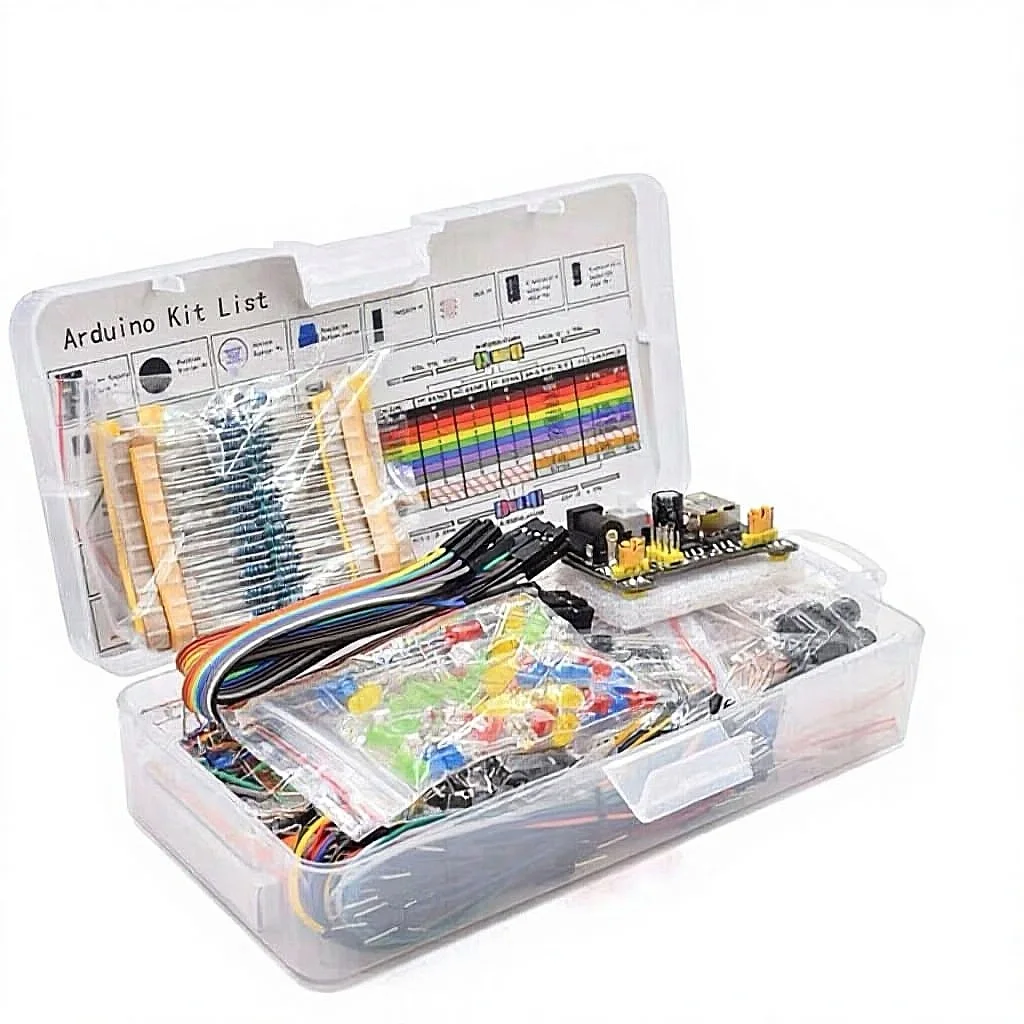 830-Hole Breadboard Kit MB-102 for R3 Component Pack, Beginner Starter Kit, Boxed, China