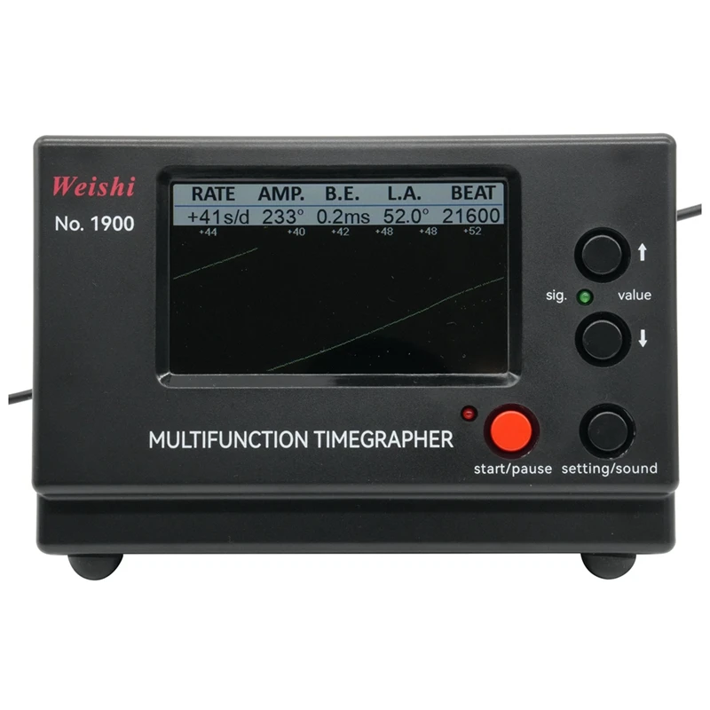 Weishi,No.1900 Timegrapher Watch Testing Tool Watch Tester For Repairers Hobbyists Watch Test Repairing Tool Timing Test