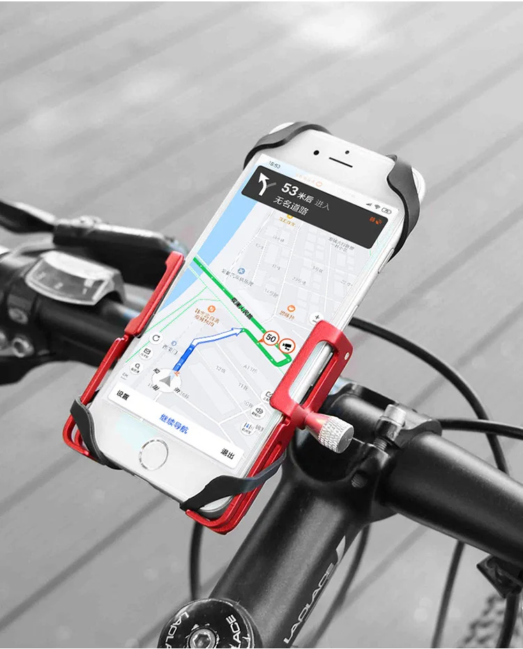 GUB P10 Fahrrad-Telefonhalter, 3,5–6,8 Zoll, Handy-Halterung für Elektrofahrrad, Motorrad, MTB, Rennrad, Lenker, Telefonständer – Detail 2