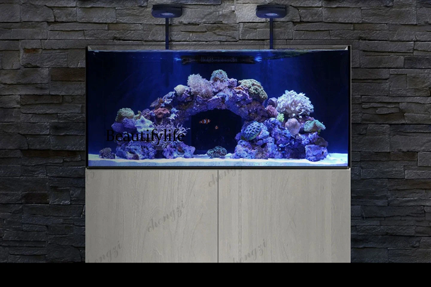 

Seawater fish tank, coral tank bottom filter aluminum alloy medium and large