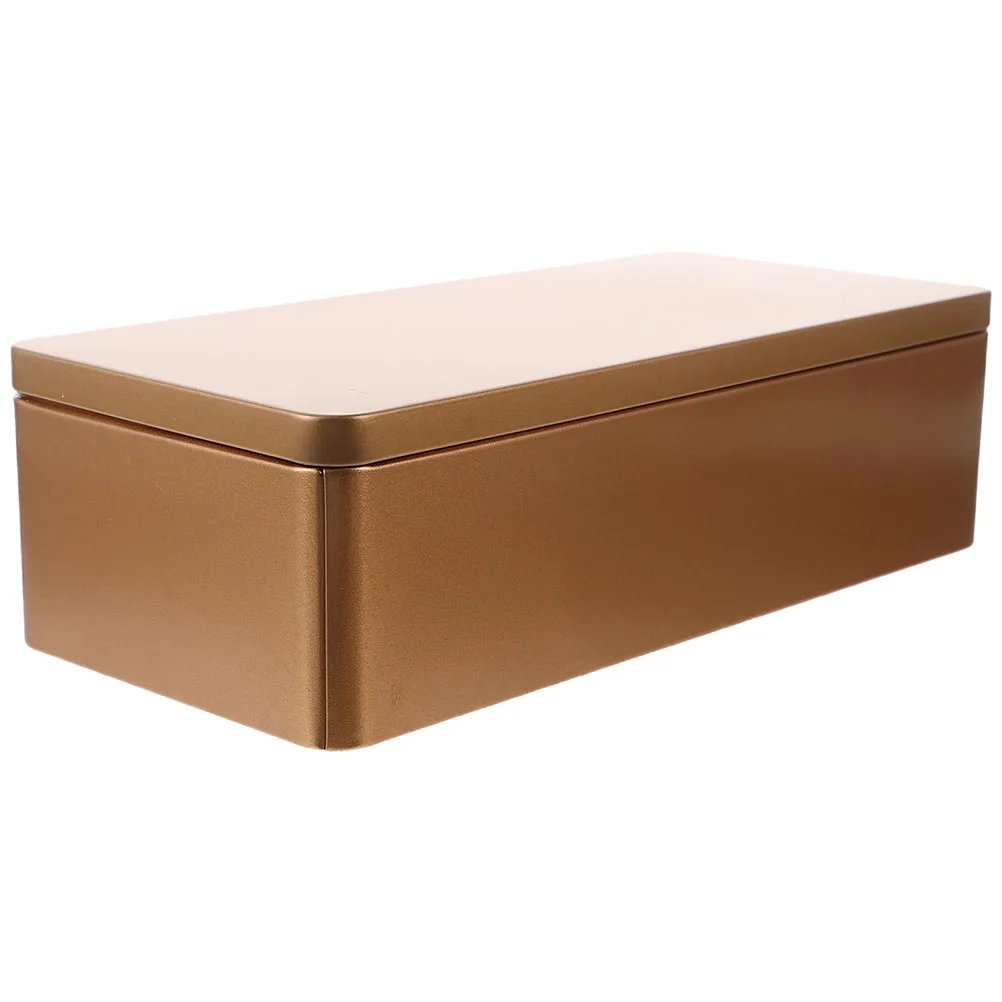 

s Golden Tea Box Tinplate Airtight Containers for Food Gift Lids Cookies Storage Can Metal Box Small Tins Wedding Party Favor