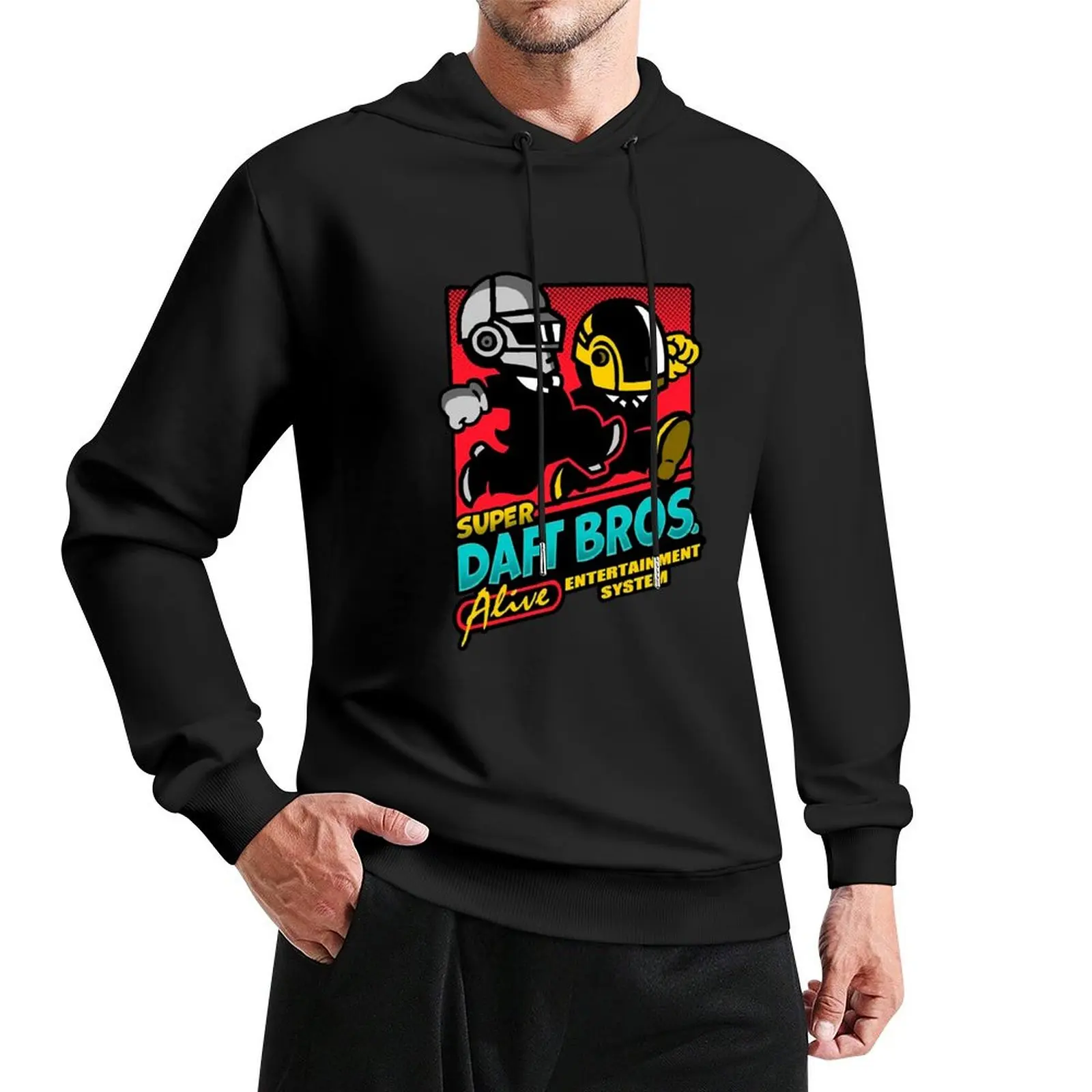 Super Daft Bros Pullover Hoodie mens designer clothes winter clothes new in hoodies & sweatshirts