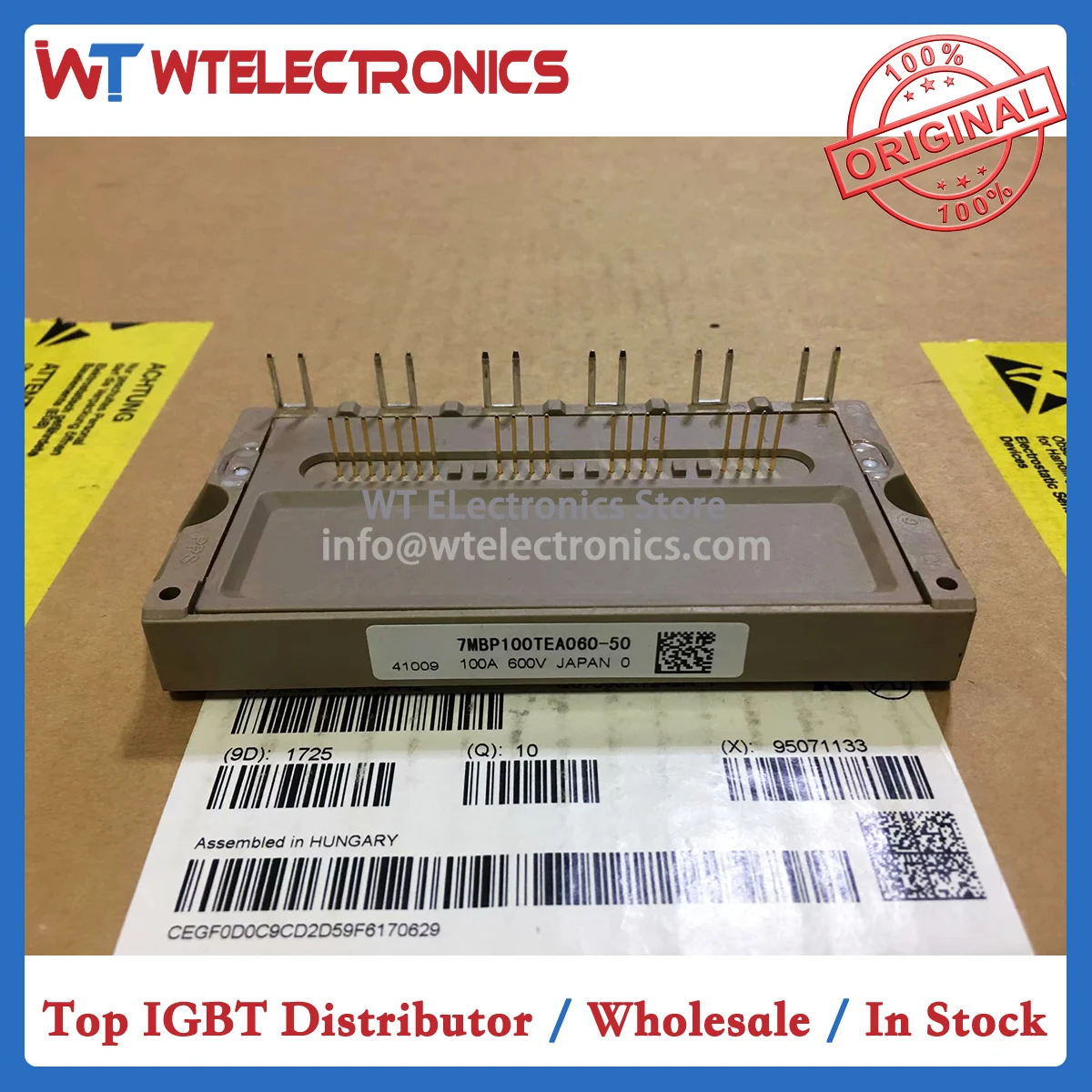 

Genuine 7MBP100ETA060-50 IGBT Module 7MBP100ETA060 50 7MBP100ETA06050