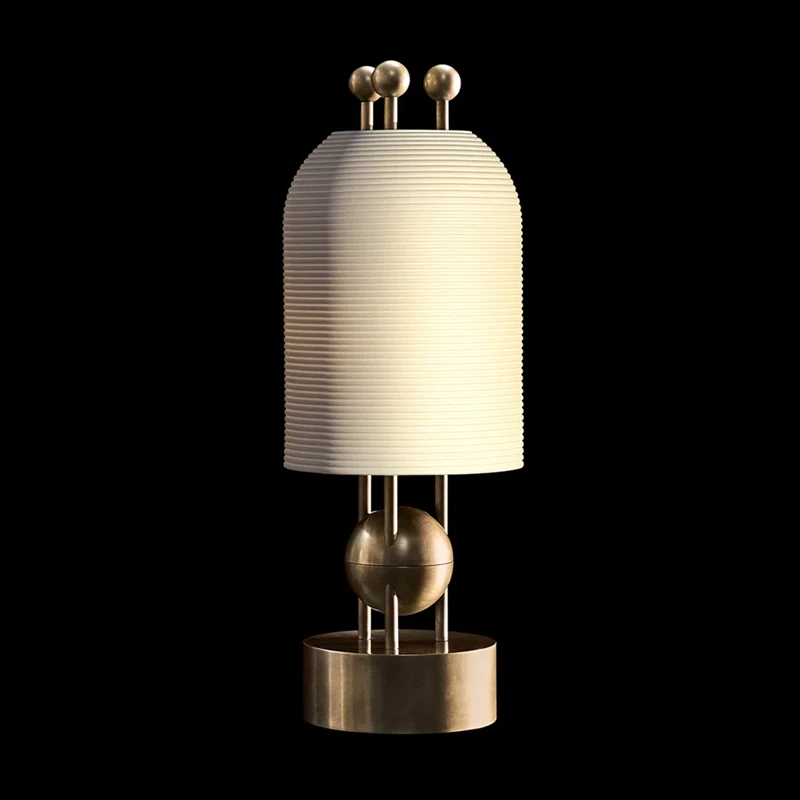 

Modern hotel bedroom frosted glass lampshade desk lamp reading lamp home lighting desk lamp