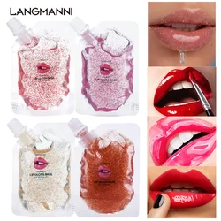 20ML/50ML DIY Clear Lip Gloss Base Oil Moisturizing Liquid Shimmer Glitter Lipstick Material Gel Transparent Lip Gloss Makeup