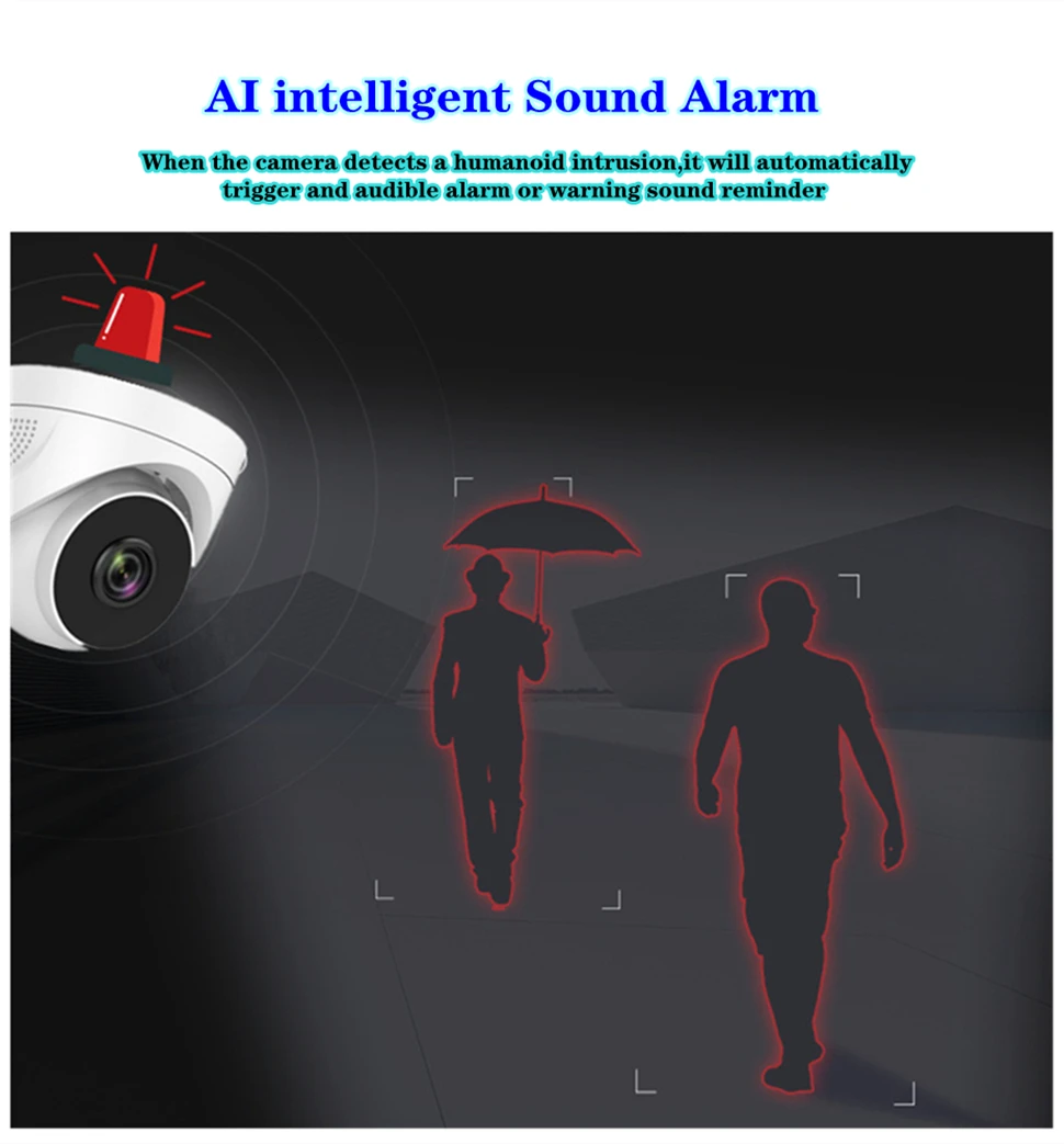 8MP 4K Wifi HD IP Camera Indoor 5MP 4MP 2MP Dome Security Camera Two -Way Audio AI Smart Motion Detection Alarm P2P NVR