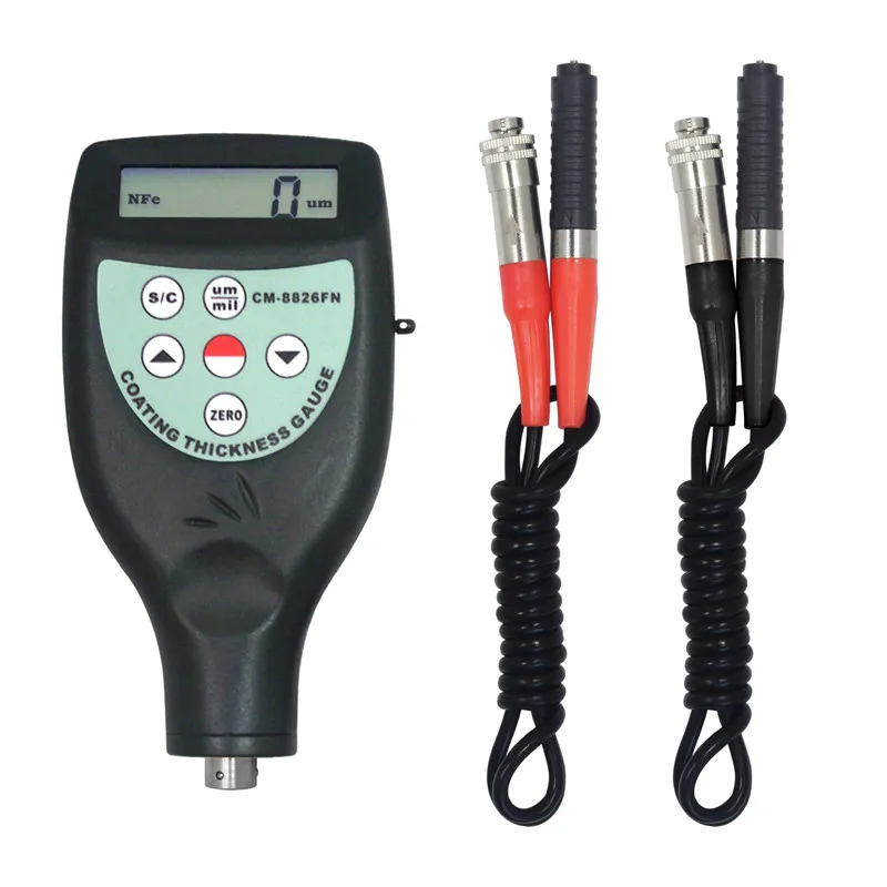 Digital Galvanized Coating Thickness Meter Magnetic Induction/Eddy Current(F/NF) 1250um PLS-CM8826FN