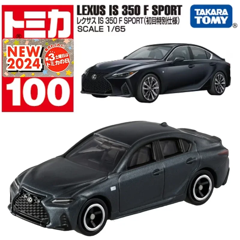 TAKARA TOMY Tomica NEW 1/65 NO.100 LEXUS IS 350 F SPORT Alloy Toys Motor Vehicle Diecast Metal Model Gift for Children Boys