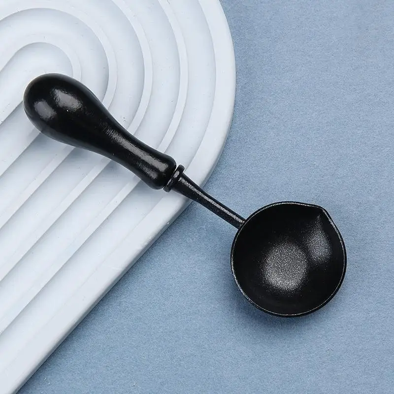 Hoogwaardige Lakzegel Non Stick Lepel Zegellak Lepel Stempelzegel Verwarming Lak Wax Tool Anti Stick Gemakkelijk schoon te maken