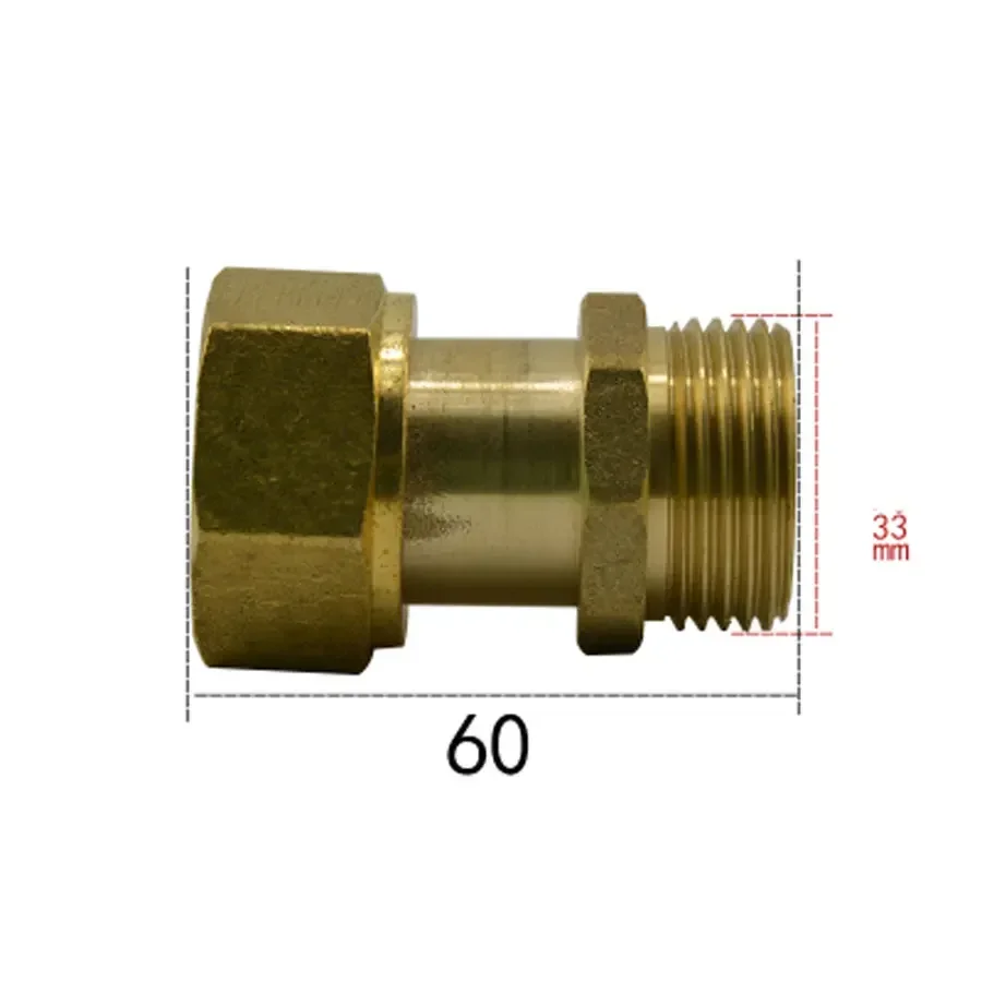 

1" BSP Female To Male Brass Union Pipe Fitting Water Gas Oil For Water Meter