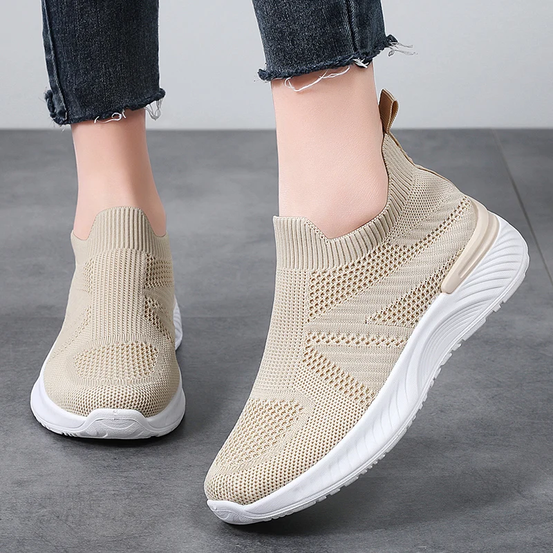 

Ladies' Spring and Autumn New Lightweight Casual Sports Shoes Flat Shoes Walking Tennis Shoes Loafers for Women Zapatillas Mujer