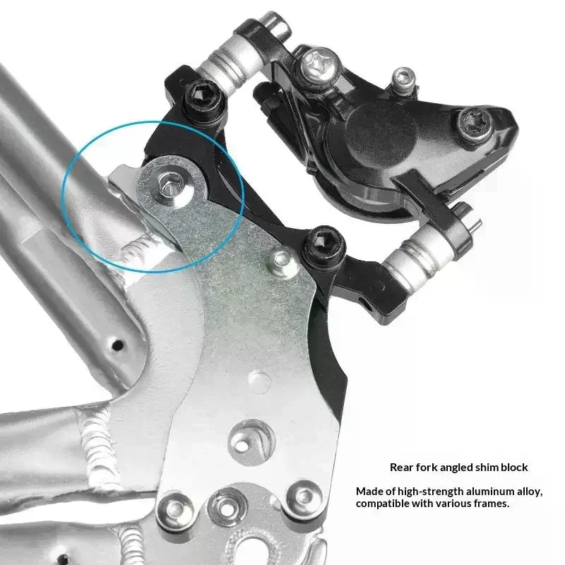 

Bike Disc Brake Adapter Mountain Bike Frame V Brake Mounting Converter Road Bike Rear Wheel Heavy Duty Conversion Accessories